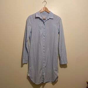 Lacoste cotton button down shirt / tunic / dress. Size 36